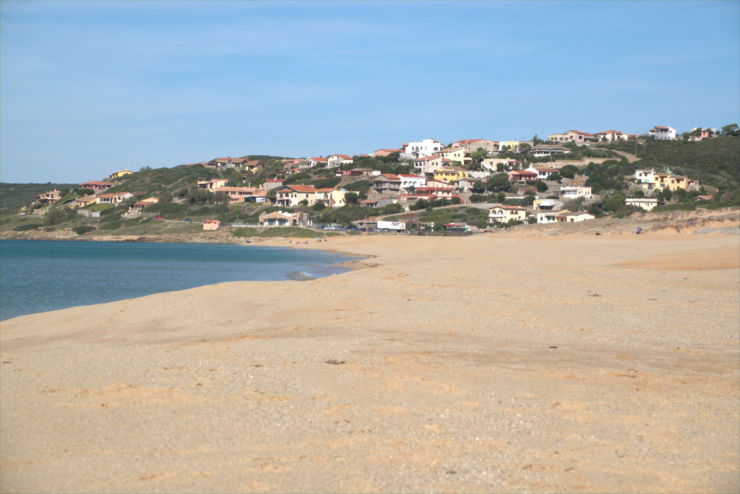 Wir waren fast alleine am Strand