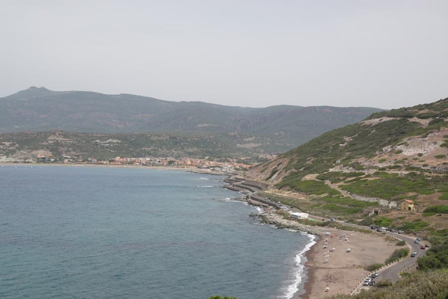 Anfang der Marina di Bosa