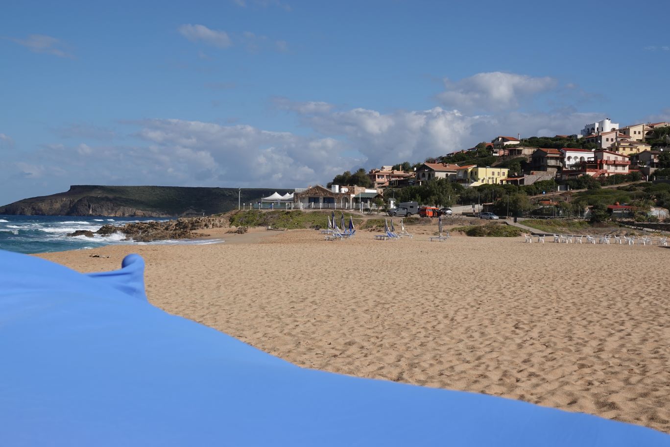 10.00 Uhr war noch &quot;tote Hose&quot;. Die Strandbar öffnete aber noch