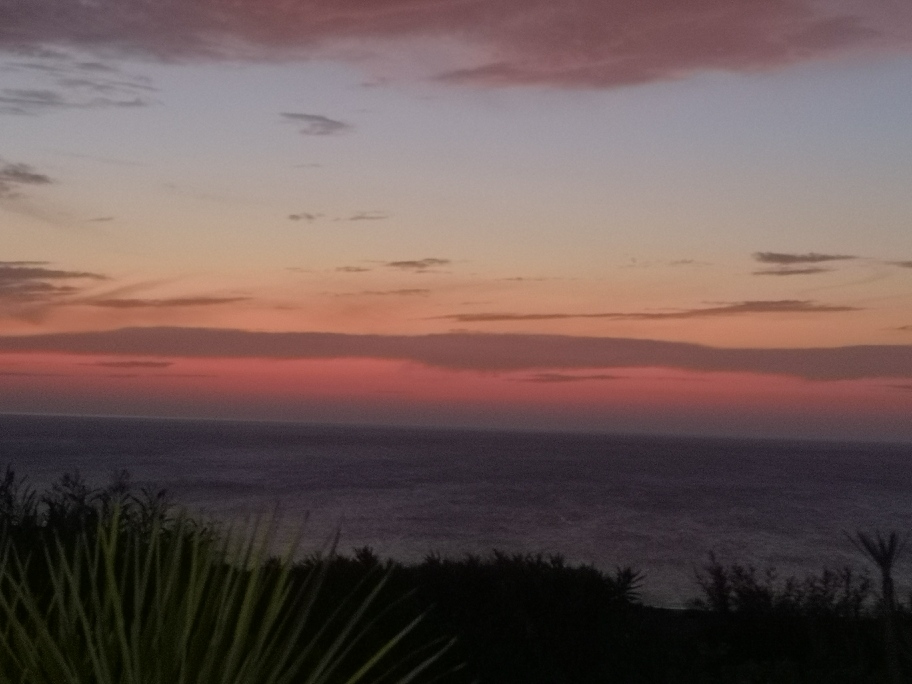 Diese Abendstimmung und die Musik von Ezio Bosso : unter anderem Smiles For Y und Speed Limit, A Night Ride dezent im Hintergrund waren perfekt für das Abendessen.